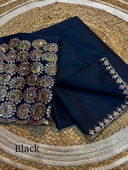 Satin Silk Saree