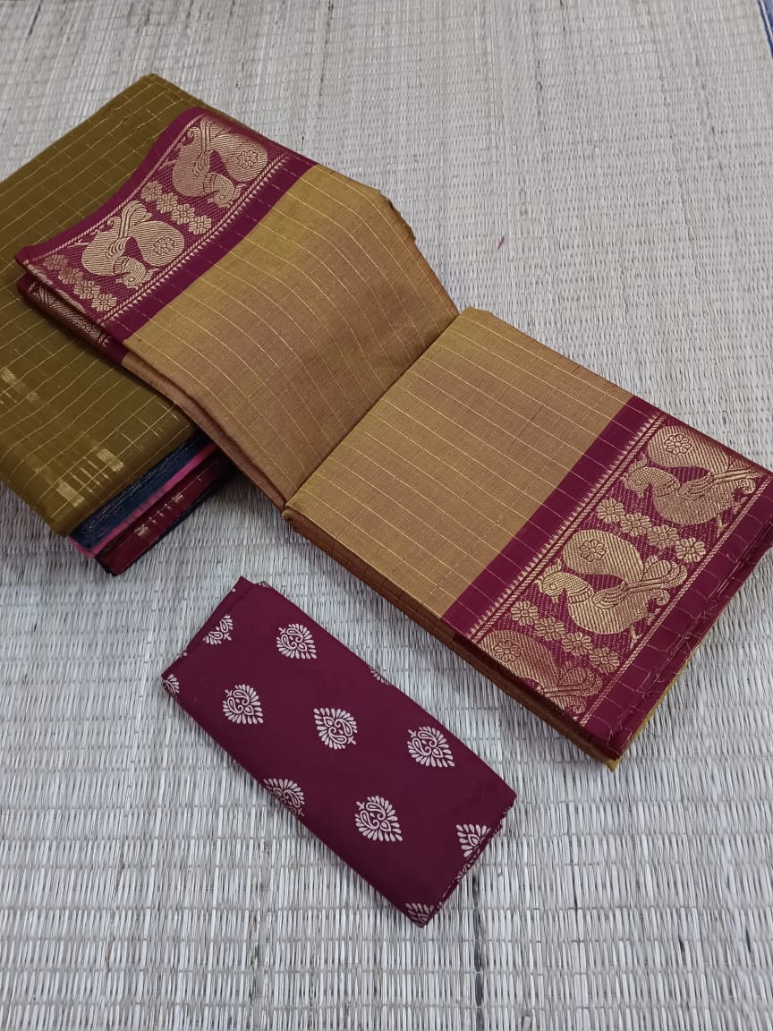 Kanchi Sungudi Cotton Sarees