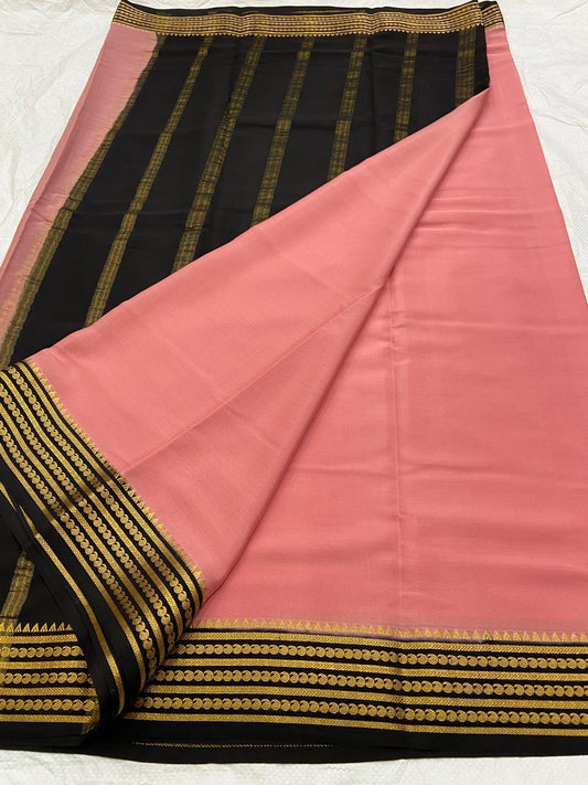 Plain Mysore Silk Sarees 120 gsm