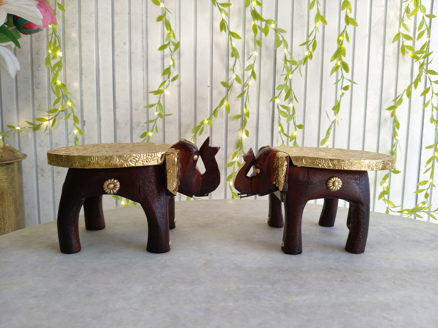 Elephant stools in Pair