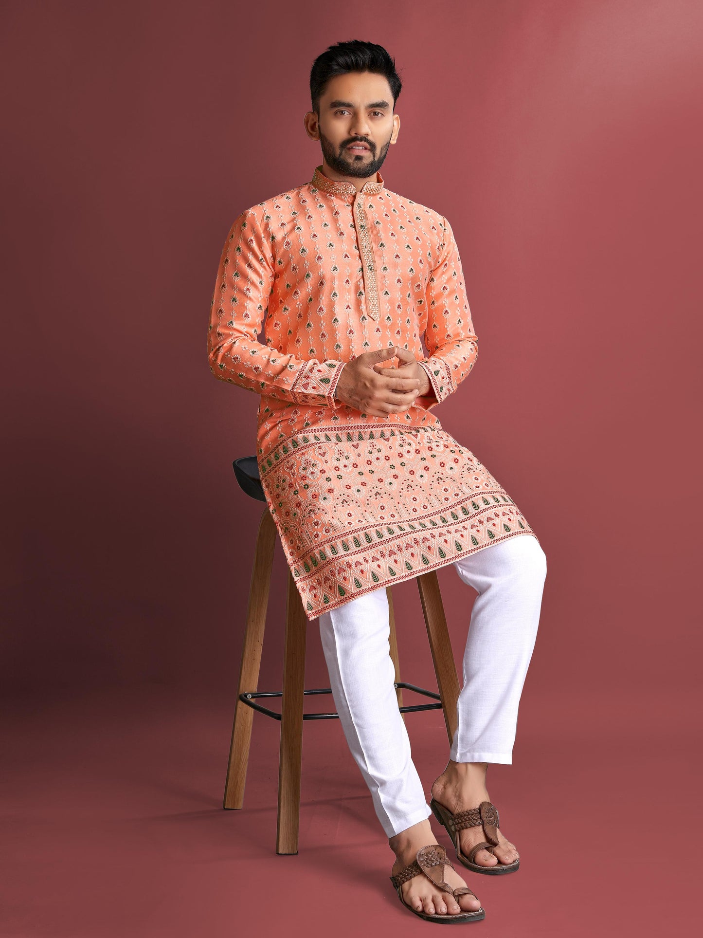 Men's Silk Kurta Pyjama