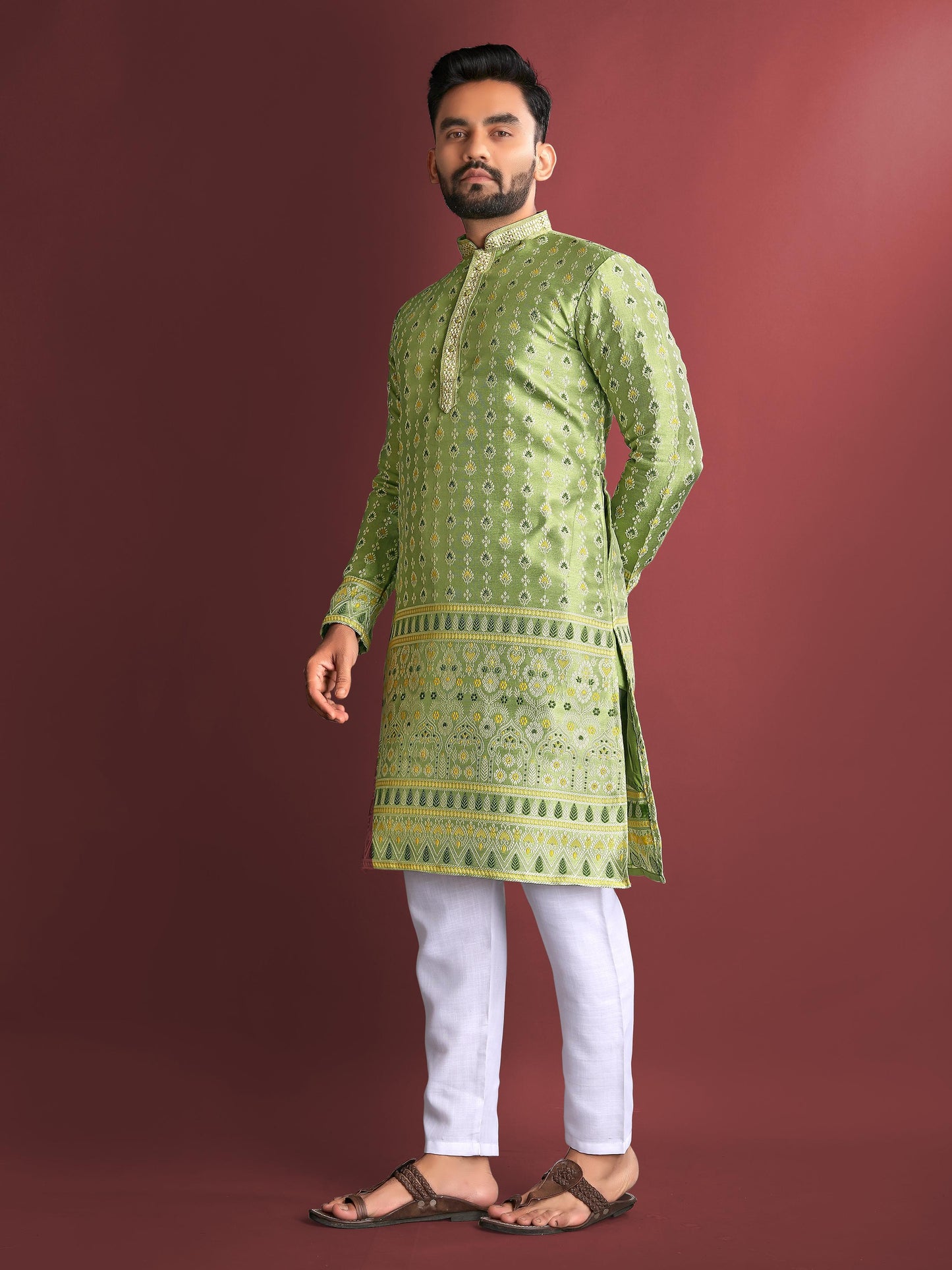 Men's Silk Kurta Pyjama