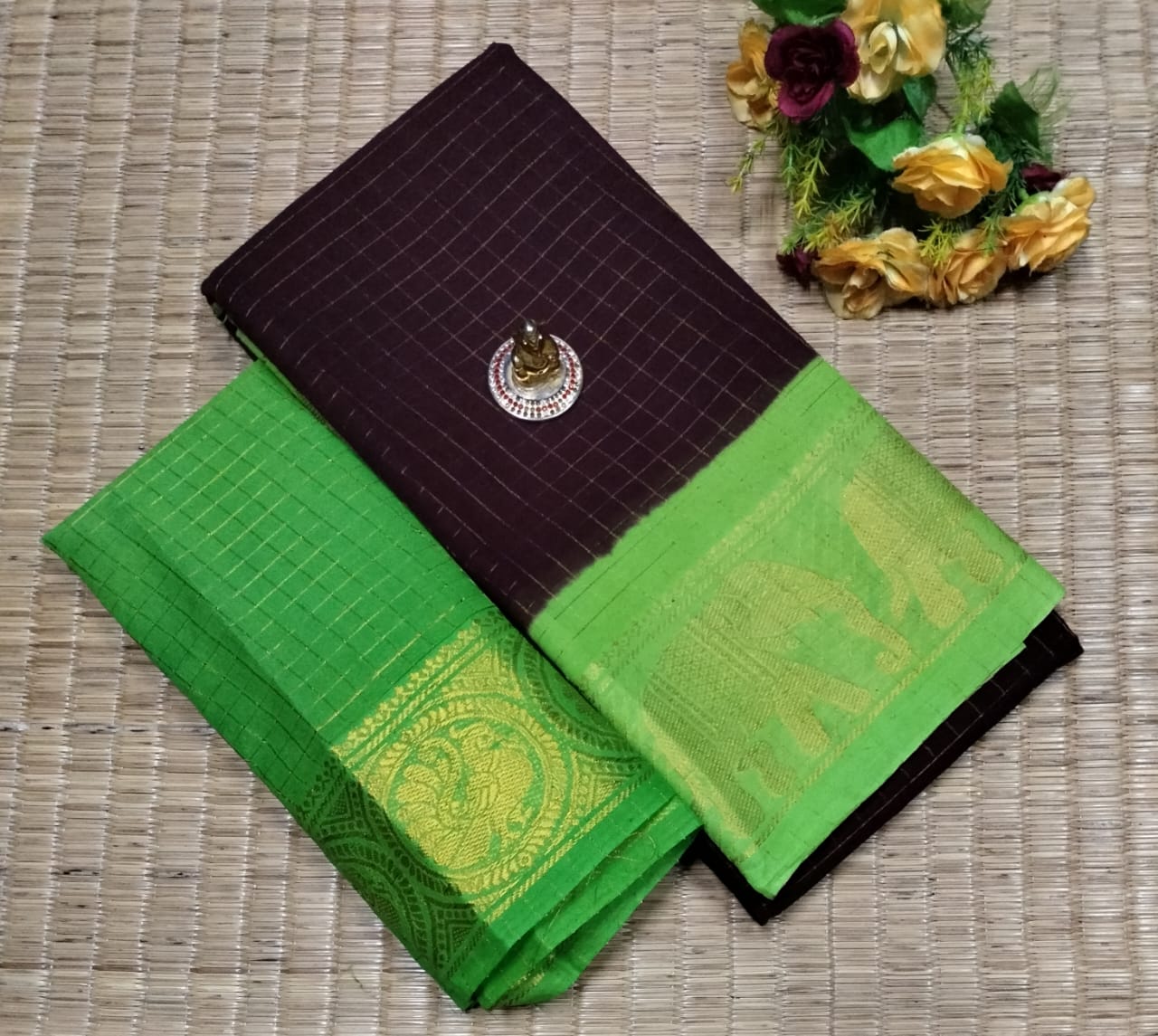 Kanchi Sungudi Cotton Sarees