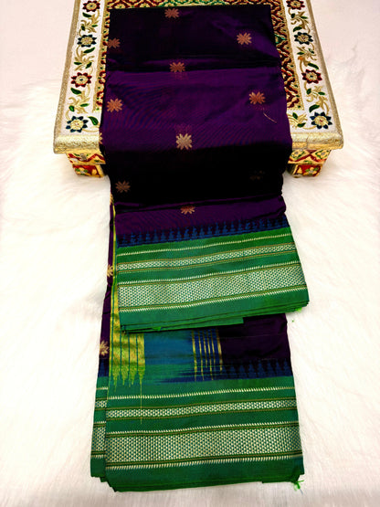 Kadiyal Paithani Silk Sarees