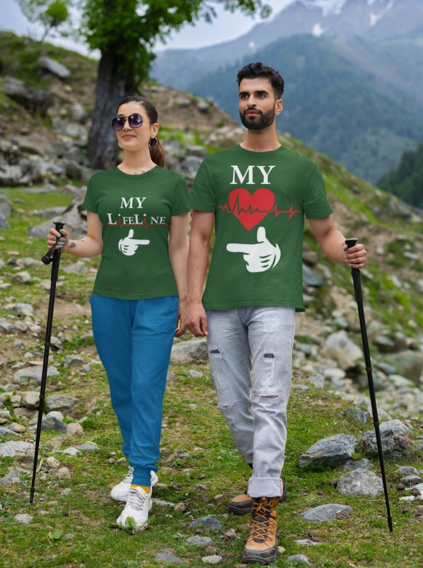 COTTON COUPLE TSHIRTS