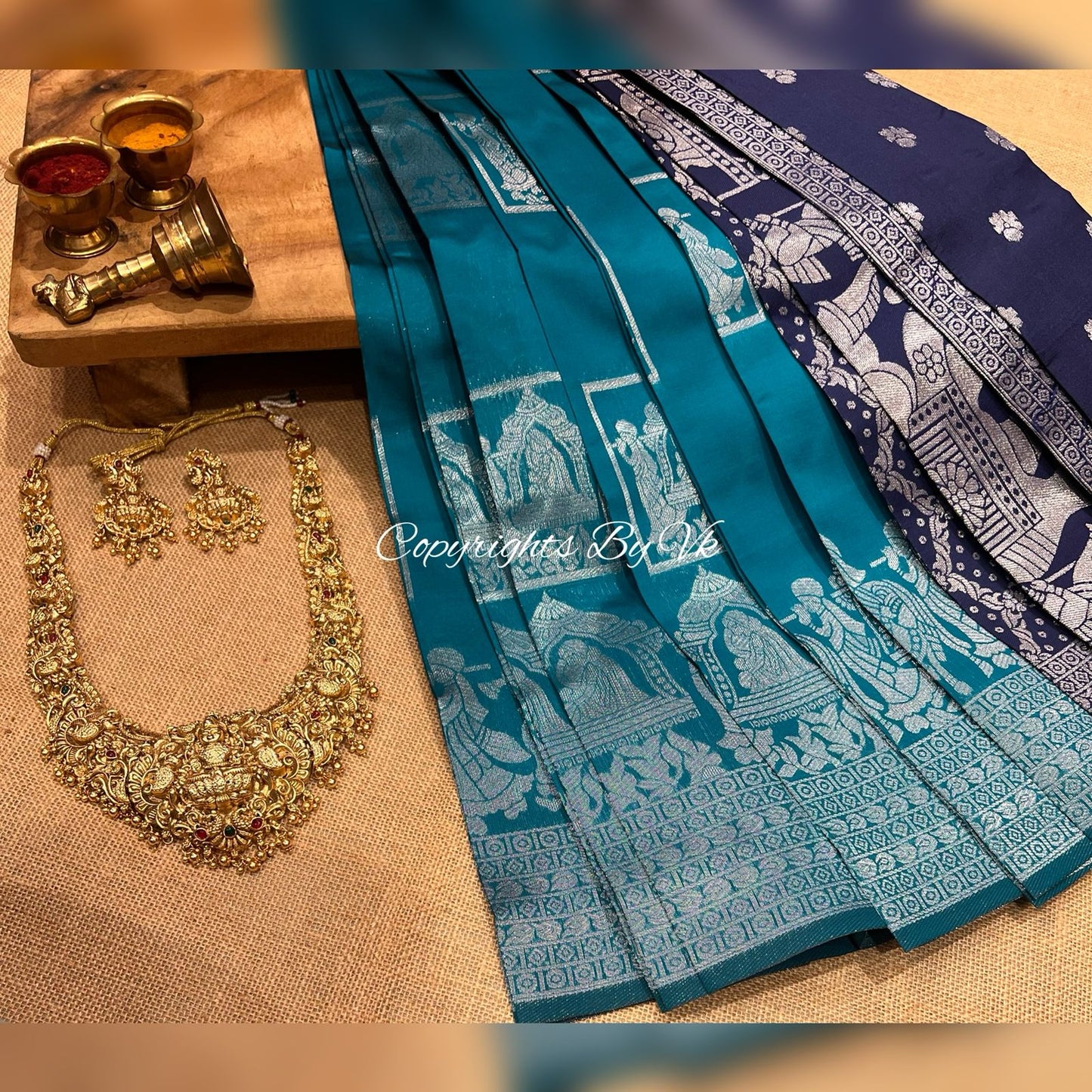 Madhuram Semi Silk Sarees