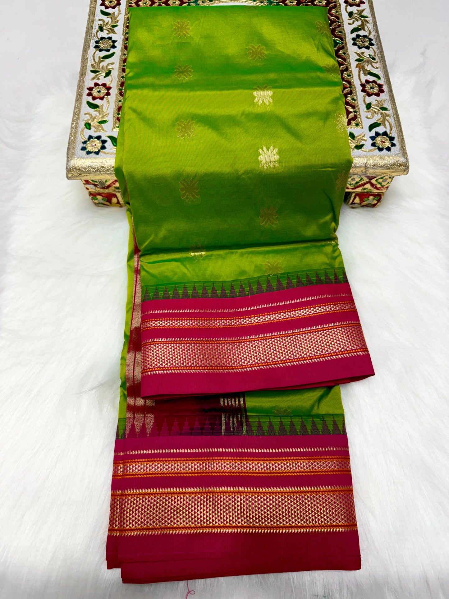 Kadiyal Paithani Silk Sarees